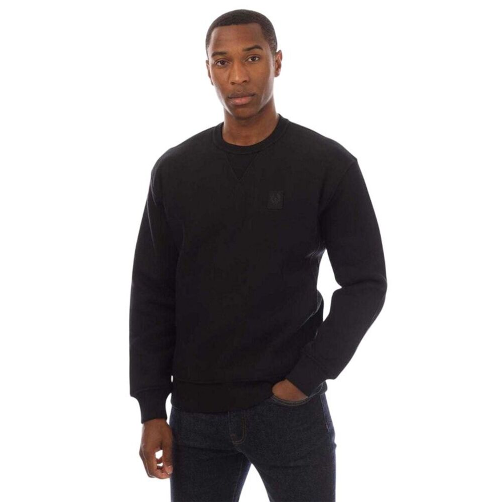 Belstaff Mens Hockley Fleece Sweatshirt / Black